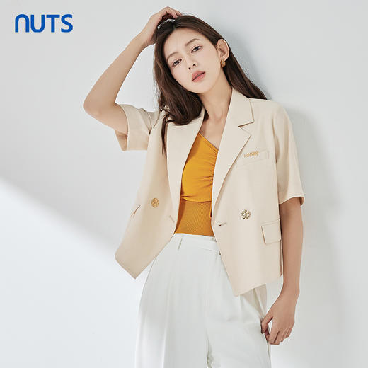 NUTS夏季休闲宽松舒服西服外套女429041337 商品图1