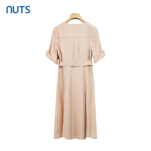 NUTS夏季新款时尚气质收腰显瘦短袖连衣裙221102316 商品图1