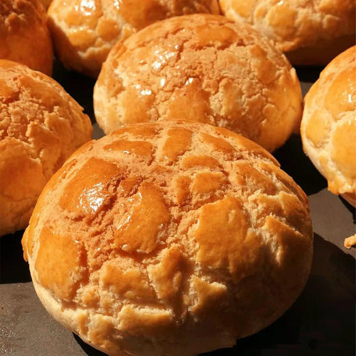 【新鲜日期，经典港式菠萝面包】港式菠萝面包酥皮夹心欧包，金黄外形口感绵密浓郁麦香，学生早餐手撕休闲零食饱腹解馋QQ 商品图3