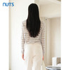 NUTS2023秋季新款镂空针织衫女宽松显瘦上衣套头衫女4380506A1 商品缩略图4