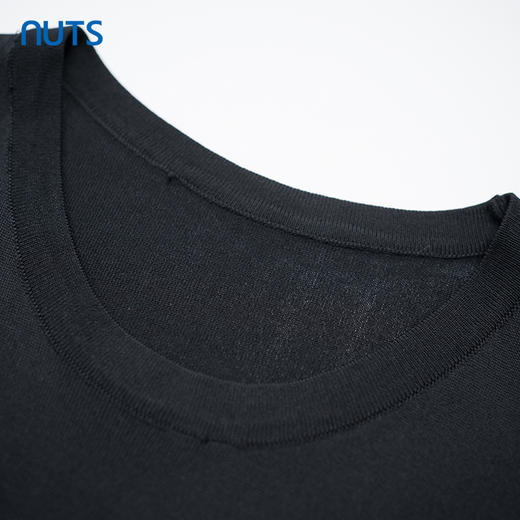 NUTS夏季黑白撞色蝴蝶结T恤女331053239 商品图2