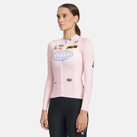 MAAP 女士 Axis Pro Jersey LS Pale Pink 长袖骑行服