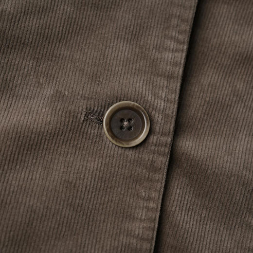 ROMI STUDIO “棕标甄选” 灯芯绒做旧H版廓形休闲西装外套432WS031 商品图3