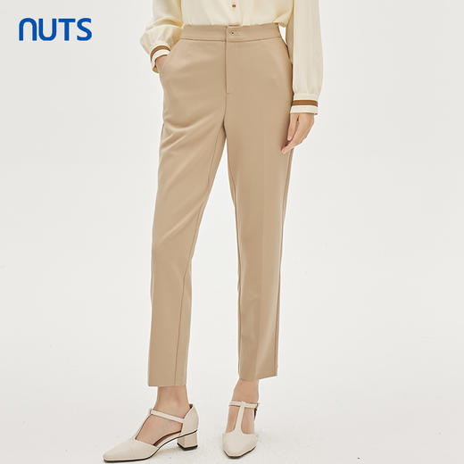NUTS秋季新款时尚气质通勤风修身显瘦休闲长裤女333072123 商品图0