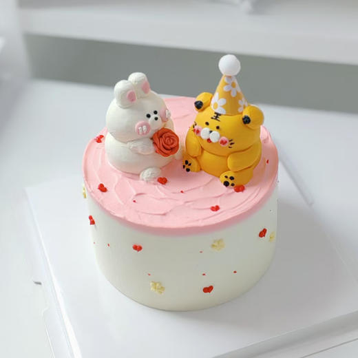奶油霜立体小动物蛋糕 商品图0