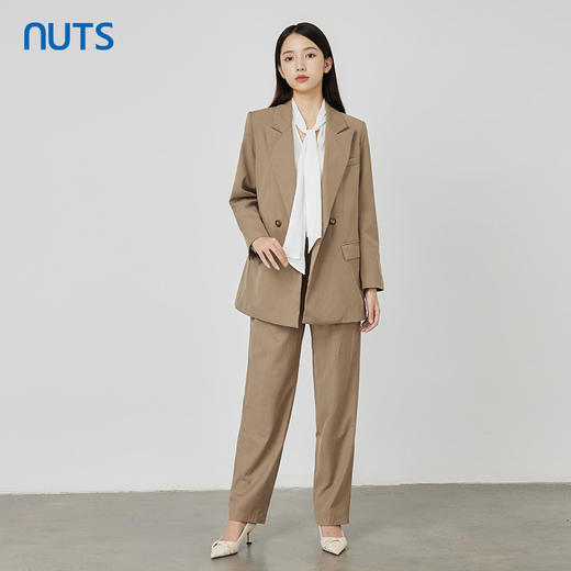 NUTS秋季新款气质休闲通勤风宽松显瘦西装外套女231048120B 商品图1