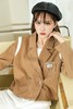 amadella 学院风拼色短款西装外套 13474 商品缩略图0