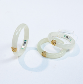 玉美人菲菲HZ#18K和田玉手镯-多样性发一