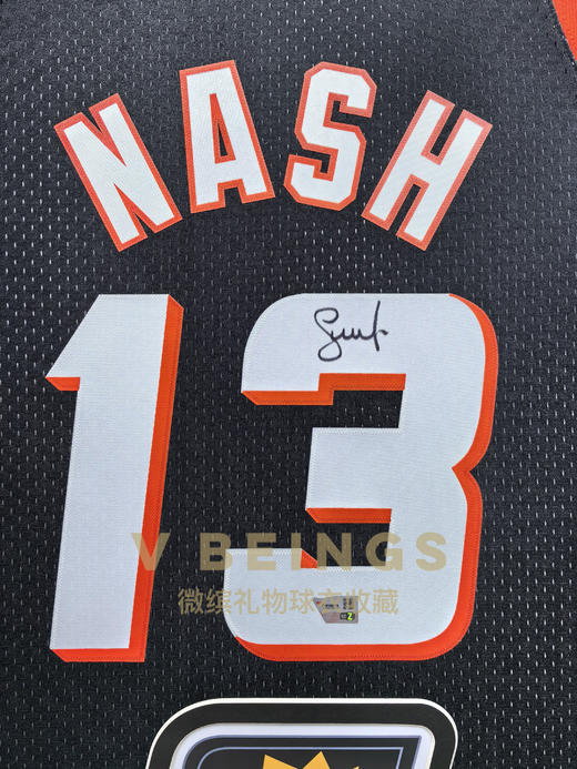 收藏系列 纳什 太阳队13号黑色 亲笔签名球衣 商品图1