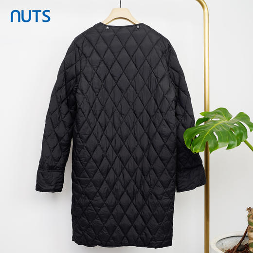 NUTS商场同款牛仔拼接外套女中长款上衣141040394 商品图3