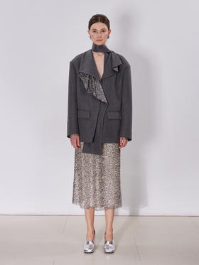 重工珠片双层半裙