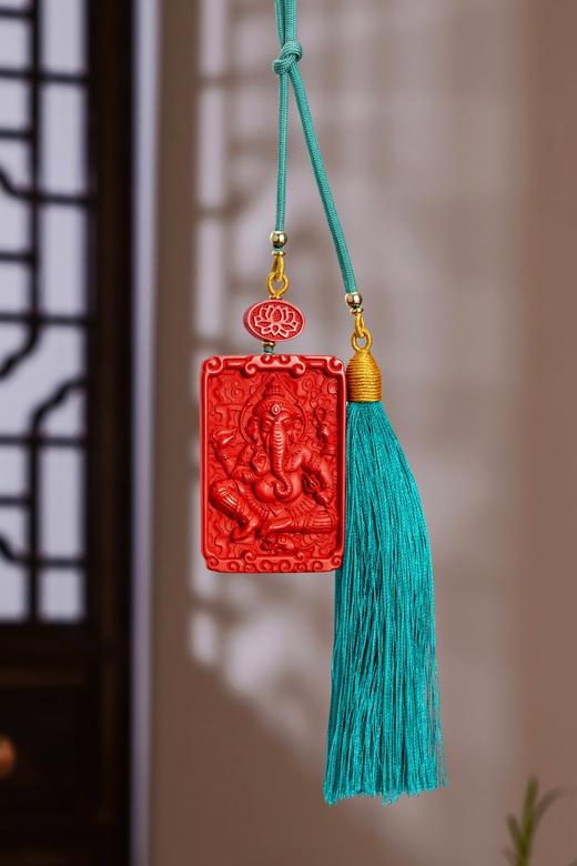 朱砂方牌挂饰 商品图2