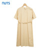 NUTS衬衫式连衣裙女士夏季显瘦短袖气质休闲裙子221101314 商品缩略图1
