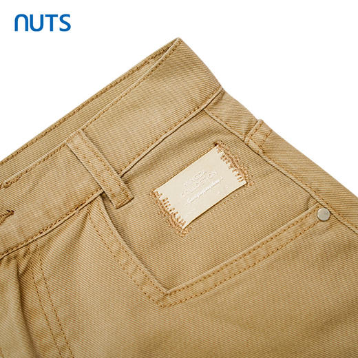 NUTS夏季新款复古高腰水洗牛仔裤女显瘦休闲宽松221111349 商品图2