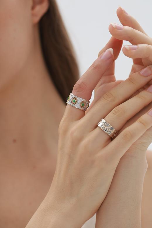 SOL DE VERANO 绿玉髓戒指 商品图6