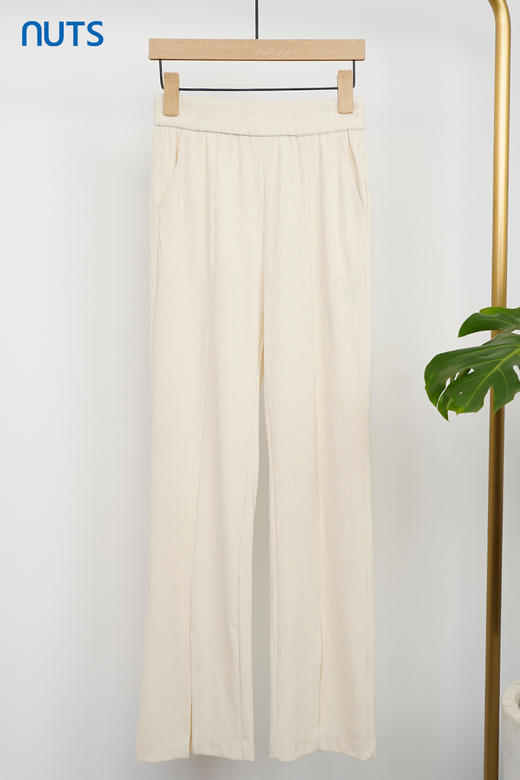 NUTS商场同款阔脚休闲裤百搭松紧腰长裤221073198 商品图5