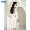 NUTS2023秋季新款气质宽松显瘦长袖连衣裙女 赠送披肩4391012A1 商品缩略图4