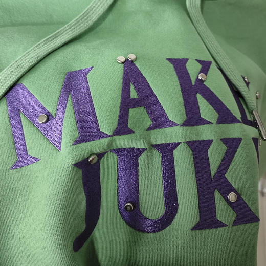 慵懒风字母刺绣长袖纯棉卫衣女宽松显瘦连帽时尚上衣SZ2674 商品图4