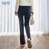 NUTS2023春秋季新款黑色开叉休闲西装裤女高腰显瘦裤子女4340703A1 商品缩略图3