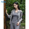 NUTS韩系薄款翻领长袖防晒衬衫女夏季时尚修身显瘦4310104A1 商品缩略图4