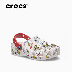 Crocs/卡骆驰经典Peanuts智必星Clog T 白色/彩色