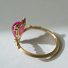 订购6周到｜Shinkai-spread ruby diamond-红宝石 钻石镶嵌 18k金 戒指［日本设计师］ 商品缩略图3