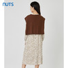 NUTS春秋季新款时尚碎花休闲风长袖连衣裙女（含披肩）231103217 商品缩略图4