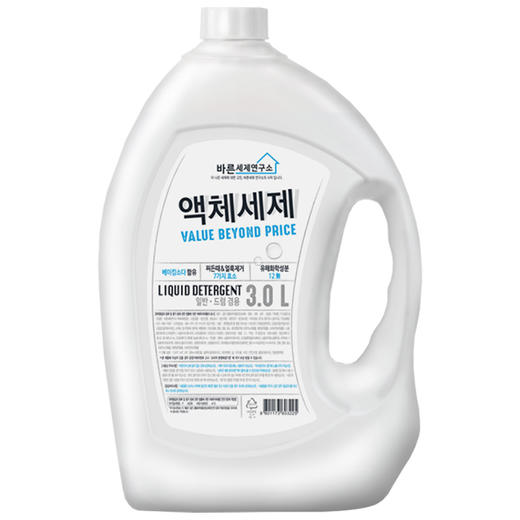 【ZY25】無瑾花深层洁净洗衣液小苏打酵素洁净  低泡易漂洗 3L 商品图0