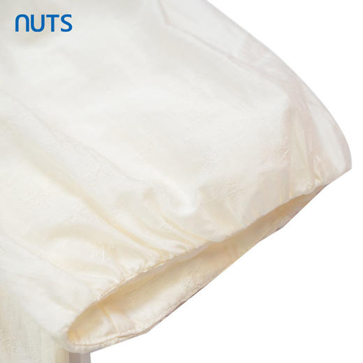 NUTS夏季新款学院风娃娃领宽松显瘦短袖衬衫女上衣429012316 商品图4