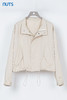 NUTS秋季新款美式复古立领工装纯色夹克短外套 商品缩略图5