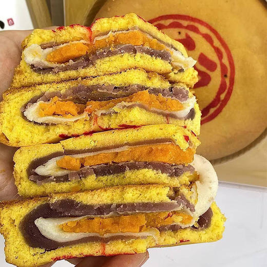 【最后100单】卡吉诺芋泥麻薯大月饼2个装1000g2斤包邮到家yz 商品图3