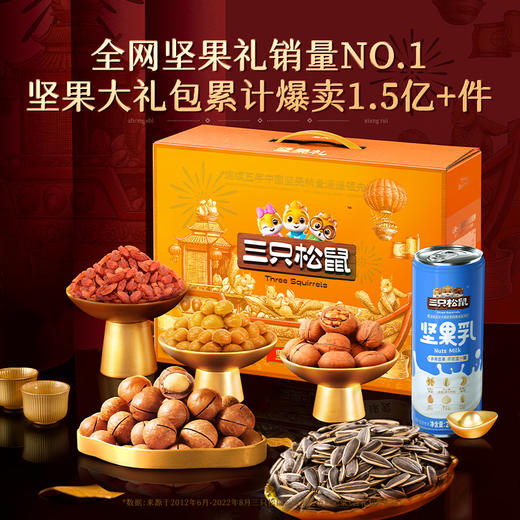 三只松鼠坚果礼瑞橙款10袋/1510g-zl 商品图4