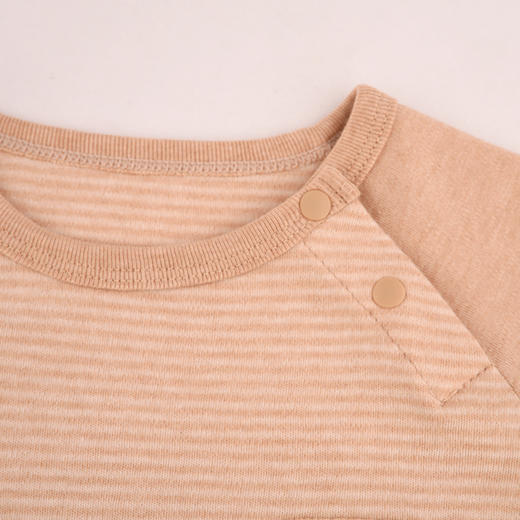 棉果果秋季新品春秋季男童女童彩棉T恤套头T恤M301140199415 商品图2