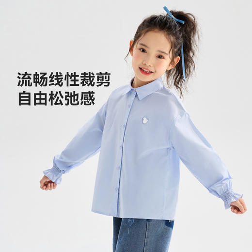 【清仓捡漏】【120-165】【可可鸭】女童春秋长袖衬衫 商品图6