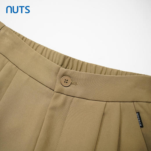 NUTS秋季新款通勤西装裤直筒纯色宽松显瘦长裤女331072293 商品图2