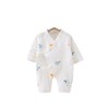 【双层纱布婴幼儿偏襟连体衣】和尚服双层护肚新生儿春夏宝宝薄款爬爬服 商品缩略图4