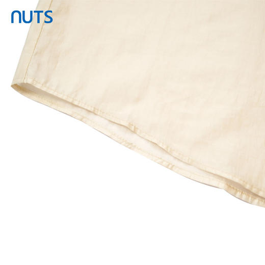 NUTS夏季宽松时尚v领蕾丝短袖袖衬衫221011248B 商品图4