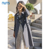 NUTS秋季新款2023高级流行气质宽松长款百搭风衣外套女4380401A1 商品缩略图4