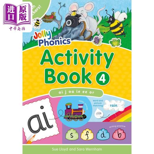 【中商原版】Jolly Phonics Activity Book 4 快乐自然拼读活动手册4 手写体英式英语  商品图0