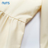 NUTS秋季新款杏色法式文艺宽松气质高腰显瘦长袖连衣裙333101166A 商品缩略图3