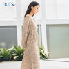 NUTS秋季新款洋气优雅气质V领收腰显瘦长袖时尚连衣裙4321007A1 商品缩略图2