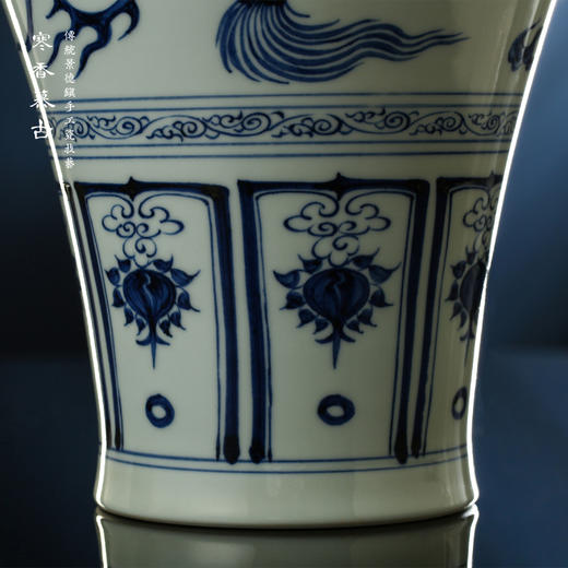 寒香慕古元青花缠枝龙纹大梅瓶（缺货） 商品图3