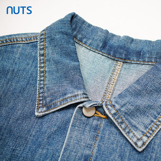 NUTS秋季新款时尚百搭复古水洗牛仔连衣裙女331103360 商品图2