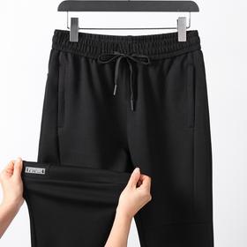 【Q】【新款DK】大依优型大码松紧腰直口束口休闲运动裤卫裤休闲裤加肥加大运动长裤胖子裤子