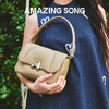 Amazing Song乙颂 花卷包中号新款小众单肩羊皮质感手提斜挎包包女 商品缩略图5