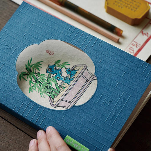 自然造物笔记本本子高颜值2024年新款复古手账本草稿本文具礼物 商品图1