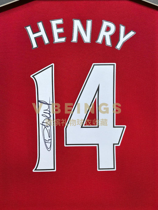 收藏系列 亨利 阿森纳14号 21-22款 亲笔签名球衣 商品图1