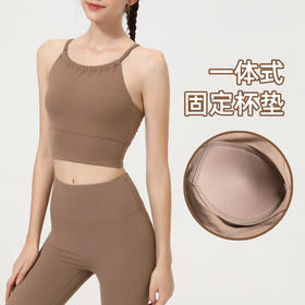 莱卡新款运动内衣女防震胸垫一体式健身房高强度背心跑步瑜伽文胸 YN 000 WX25-22