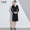 艾尚臣法式职业连衣裙女秋新款收腰女装高级感黑色教师轻奢高级感 商品缩略图9