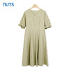 NUTS夏季新款宽松气质时尚女士中长款连衣裙221101311 商品缩略图0